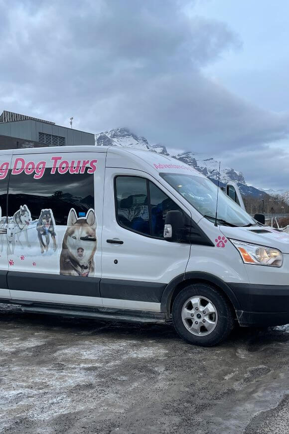 Howling Dog Tours Shuttle van